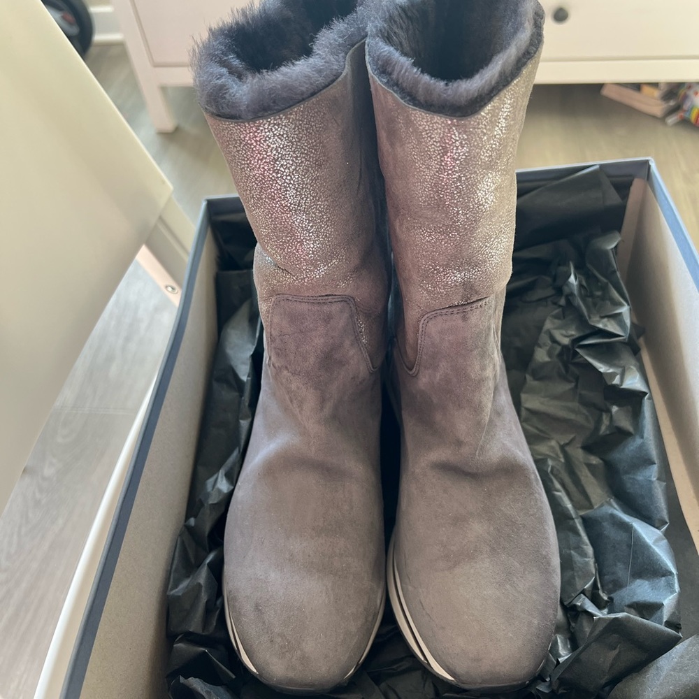 Hogan Suede Boots View 3